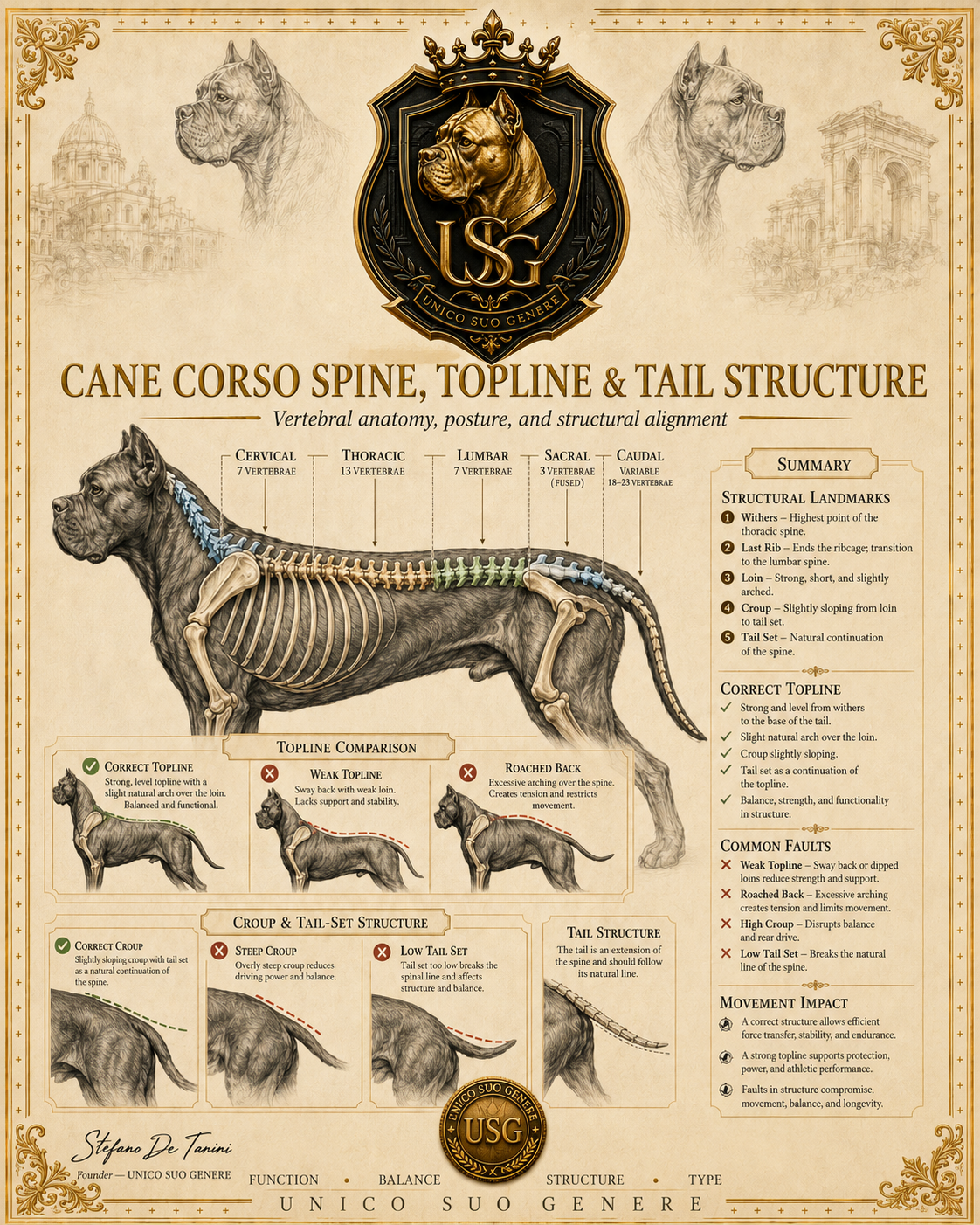 Spine, Topline & Tail Orientation